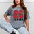Senior 2026 Class Of 2026 School Graduation 2026 Merch Mineral Wash Tshirts Mineral Gray
