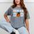 Senior 2026 Dad Basketball Graduation Mineral Wash Tshirts Mineral Gray