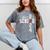 Senior Class Of 2024 Football Graduation Party Favors 2024 Mineral Wash Tshirts Mineral Gray