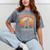 Senior Dad Class Of 2026 Bigfoot Vintage Graduation Mineral Wash Tshirts Mineral Gray