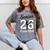 Senior Dance Mom Class Of 2026 Dancer Daughter Graduation Mineral Wash Tshirts Mineral Gray