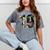 Senior Floral Class Of 2019 Shirt Graduation Idea Mineral Wash Tshirts Mineral Gray