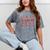 Senior Graduation Class Of 2023 High School College Graduate Mineral Wash Tshirts Mineral Gray