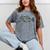 Senior Graduation Class Of 2024 Cute Senior 2024 Flowers Mineral Wash Tshirts Mineral Gray