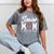 Senior Mom Class Of 2026 Graduation Premium Tri-Blend Mineral Wash Tshirts Mineral Gray