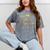 Senior Squad Graduation With Golden Cap Team Mineral Wash Tshirts Mineral Gray