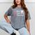 She Came She Saw She Mastered Graduation Mineral Wash Tshirts Mineral Gray