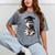 Siberian Husky Dog Graduation Cap Training School Graduate Men Women Kids Mineral Wash Tshirts Mineral Gray