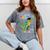 So Long Kindergarten Graduation Class 2025 Dinosaur Kids Mineral Wash Tshirts Mineral Gray