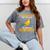Sun Conure Introvert Parrot Bird Sun Conure Mineral Wash Tshirts Mineral Gray