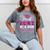 Super Proud Aunt Of 2025 Graduate Senior Graduation Family Mineral Wash Tshirts Mineral Gray
