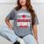 I Survived My Boyfriend's Bachelor's Degree Graduation Mineral Wash Tshirts Mineral Gray