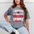 I Survived My Daughter's College Degree College Graduation Mineral Wash Tshirts Mineral Gray