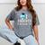 I Survived Kindergarten Graduation Kids Owl Grad Mineral Wash Tshirts Mineral Gray