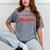 I Survived Middle School Graduation Shirt T-Shirt Mineral Wash Tshirts Mineral Gray