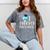 I Survived PreSchool Graduation Kids Owl Grad Shirt Mineral Wash Tshirts Mineral Gray