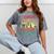 i Survived My Wife Bachelor's Degree Wife Graduation Mineral Wash Tshirts Mineral Gray