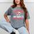 I Survived My Wife's Nursing Degree Rn Graduation Nurse Mineral Wash Tshirts Mineral Gray