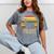 Test Day No Probllama Silhouette Teacher Student Graduation Mineral Wash Tshirts Mineral Gray