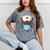 Tiger Nurse RN ER Nursing School Graduation Mineral Wash Tshirts Mineral Gray