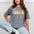 Track Senior Night Track Senior 2025 Graduation 8 Mineral Wash Tshirts Mineral Gray