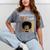 Unapologetically MHA-Ish Student Graduation Afro Mineral Wash Tshirts Mineral Gray
