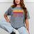 Vintage 1970 Retro Style 70's Born Nostalgia Vibes Birthday Premium Tri-Blend Mineral Wash Tshirts Mineral Gray