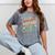 Vintage 1980 Retro Badge Decade Nostalgia Graphic Emblem Premium Tri-Blend Mineral Wash Tshirts Mineral Gray