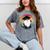 Vintage Graduation Gnome Mineral Wash Tshirts Mineral Gray