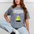 I Wanna Go Home Introvert UFO UAP Flying Saucer Trippy Alien Raglan Baseball Tee Mineral Wash Tshirts Mineral Gray