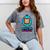 Women's Adulting Is A Myth Retro Pixel Pet Nostalgia Millennials Mineral Wash Tshirts Mineral Gray