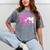 Wrestling Senior Mom Wrestling Senior 2026 Graduation Mineral Wash Tshirts Mineral Gray