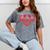 Wrestling Senior Night Wrestling Senior 2025 Graduation 11 Mineral Wash Tshirts Mineral Gray