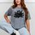 Yk2 Grunge Scary Cat With Tail Tomboy 90s Nostalgia Indie Premium Tri-Blend Mineral Wash Tshirts Mineral Gray