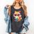 Adorable Book Lover Chipmunk With Reading Glasses Cute Premium Comfort Colors Tank Top Pepper