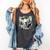 Bigfoot With Alien Reading A Book Bigfoot And UFO Comfort Colors Tank Top Pepper