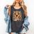 Bookworm Cute Highland Cow Reading Book Comfort Colors Tank Top Pepper