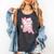 Coquette Reading Book Lover Pink Bow Bookish Mom & Daughter Comfort Colors Tank Top Pepper