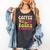 Crochet Coffee Reading Books Crocheter Crocheting Comfort Colors Tank Top Pepper