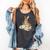 Cute Bunny Reading Book Glasses Bookworm Comfort Colors Tank Top Pepper