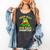 Toad-Ally 100 Days Smarter Frog Reading Book 100 School Day Comfort Colors Tank Top Pepper