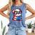 Adorable Book Lover Bulldog With Reading Glasses Cute Raglan Baseball Tee Comfort Colors Tank Top Blue Jean