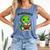 Book Lover Reading Dinosaur Readosaurus Library Comfort Colors Tank Top Blue Jean