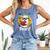 Cute Ghost Reading Book Retro Halloween Librarian Comfort Colors Tank Top Blue Jean