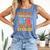 Cute Librarian Library Book Lover Keeper Of Endless Stories Comfort Colors Tank Top Blue Jean