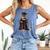 Cute Mouse Reading Book Graduation Comfort Colors Tank Top Blue Jean