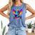 Dragon Reading a Book Bookworm Book Comfort Colors Tank Top Blue Jean