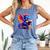 Dragon Reading a Book Bookworm Book Lover Comfort Colors Tank Top Blue Jean