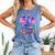 Fantasy Dragon Reading Books Bookworm Comfort Colors Tank Top Blue Jean