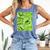 Green Comic Book Green Graphic Comfort Colors Tank Top Blue Jean